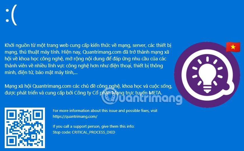 Cara Mencipta Skrin Biru Kematian (BSOD) untuk Melawak Rakan Anda