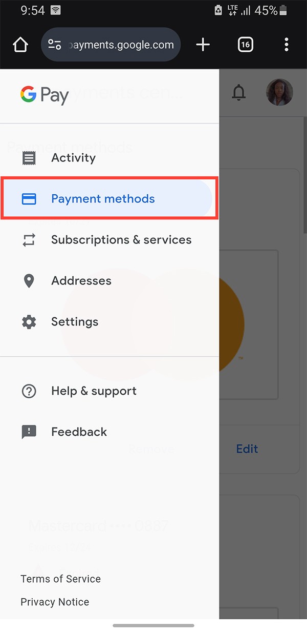 So entfernen Sie eine Zahlungsmethode aus Google Play