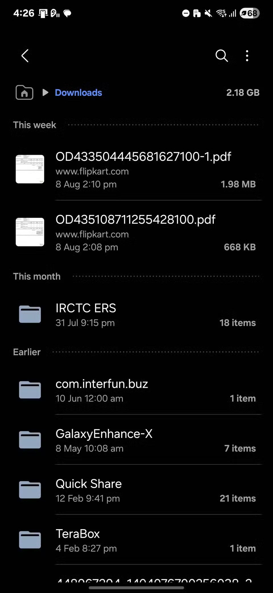 6 verborgen bestanden die veel ruimte verspillen op Android