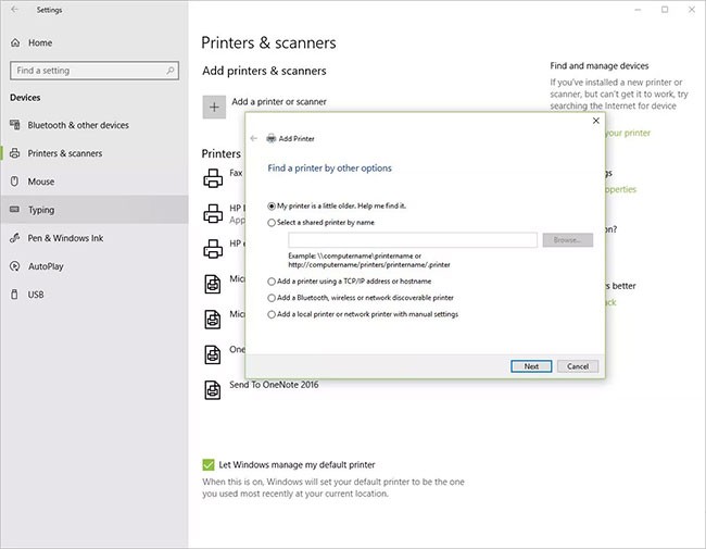 Comment ajouter une imprimante à Windows 10