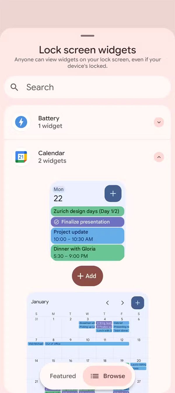 So verwenden Sie das Android-Sperrbildschirm-Widget