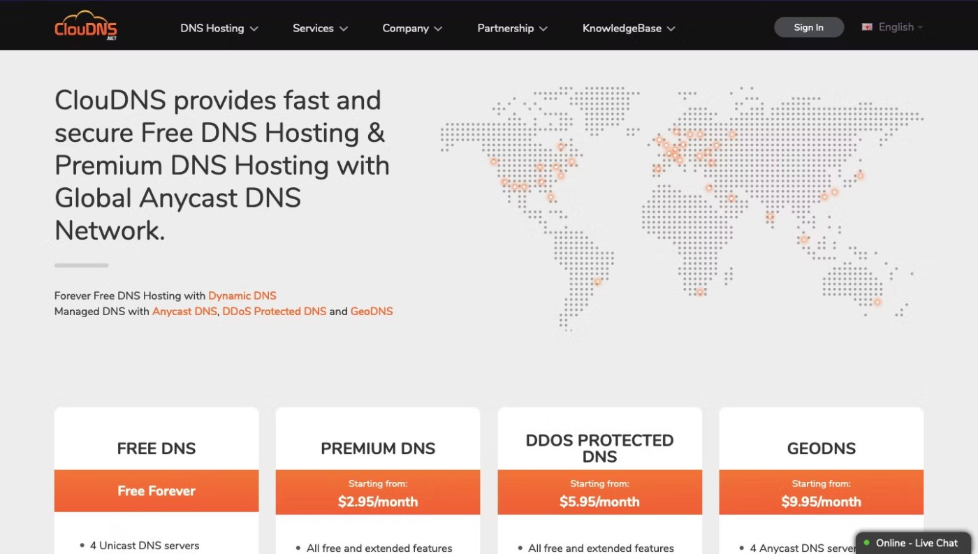 6 個最佳免費動態 DNS 供應商