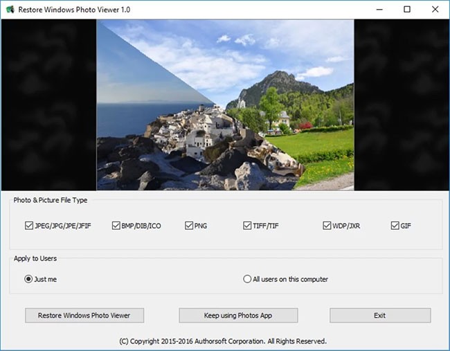 Get Windows Photo Viewer back on Windows 10 to view photos faster, Photos is too slow!