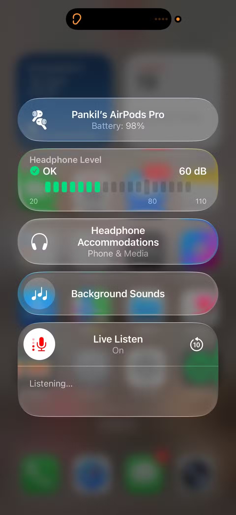Как использовать функции Conversation Awareness и Live Listening на AirPods