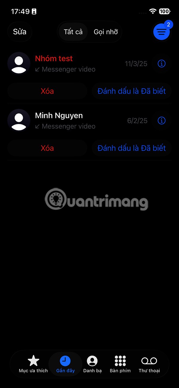 Como encontrar chamadas perdidas de números desconhecidos no iPhone