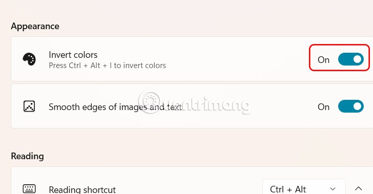 How to invert screen colors using Magnifier Windows 11