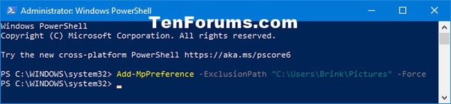 How to add exceptions in Windows Defender on Windows 10
