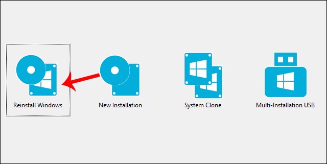 USB veya DVD olmadan WinToHDD kullanarak Windows nasıl kurulur