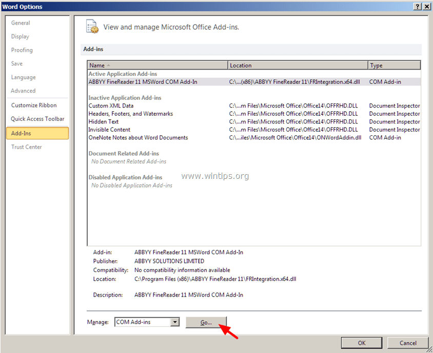 Fix Copy Paste command not working on Word, Excel (2007, 2010)