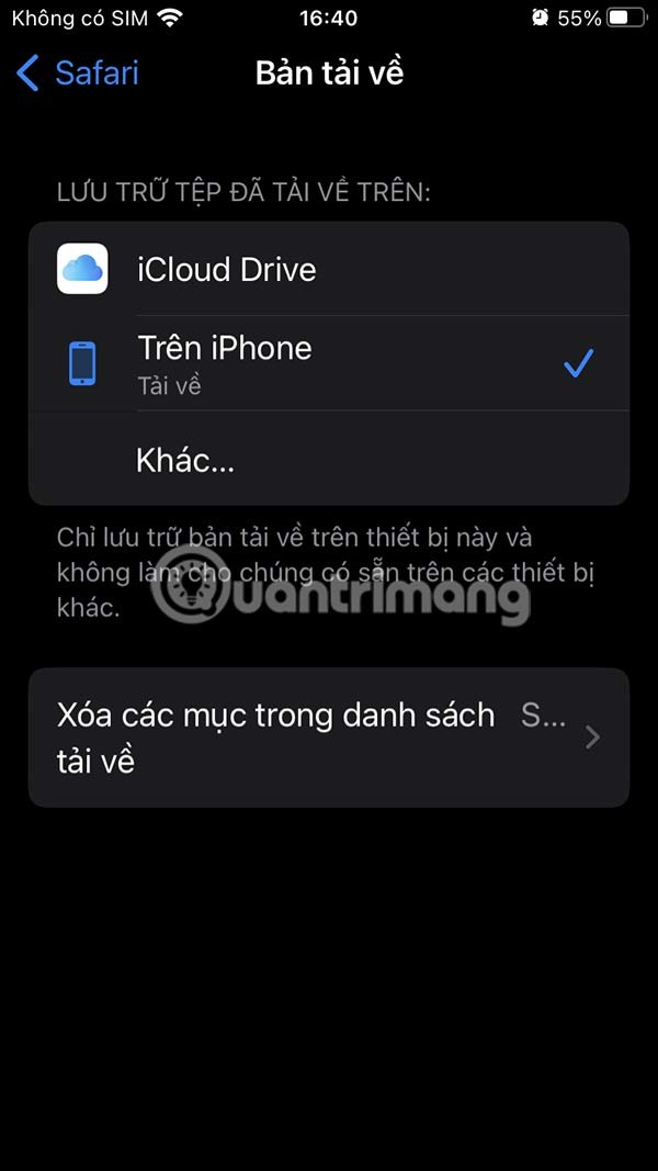 So ändern Sie den Download-Speicherort auf dem Safari iPhone