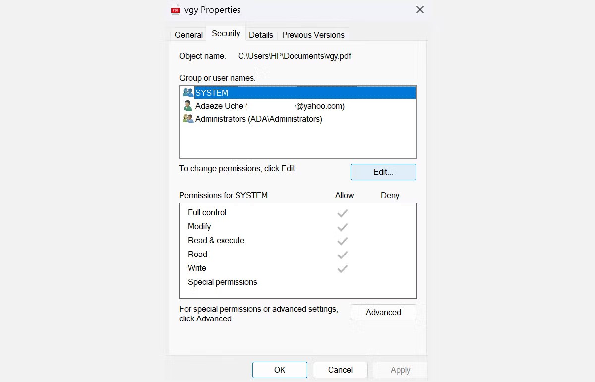 Windows'ta dosya veya klasörlere erişirken Erişim Engellendi hatasını düzeltme talimatları
