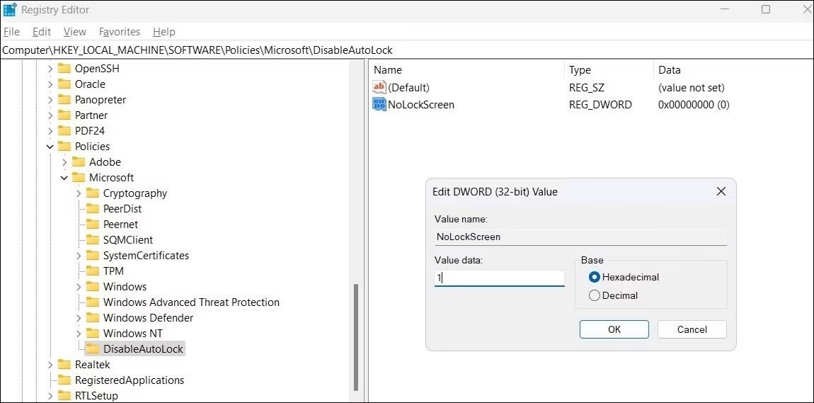 So verhindern Sie, dass Windows automatisch gesperrt wird