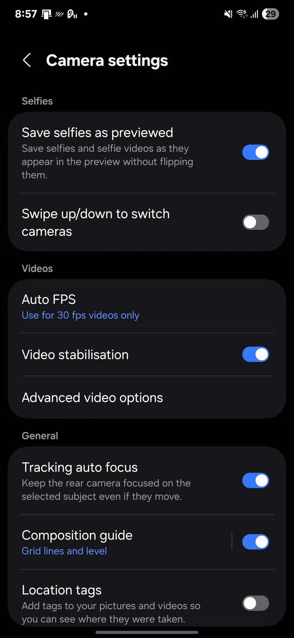 6 astuces cachées qui peuvent être appliquées aux appareils photo Samsung