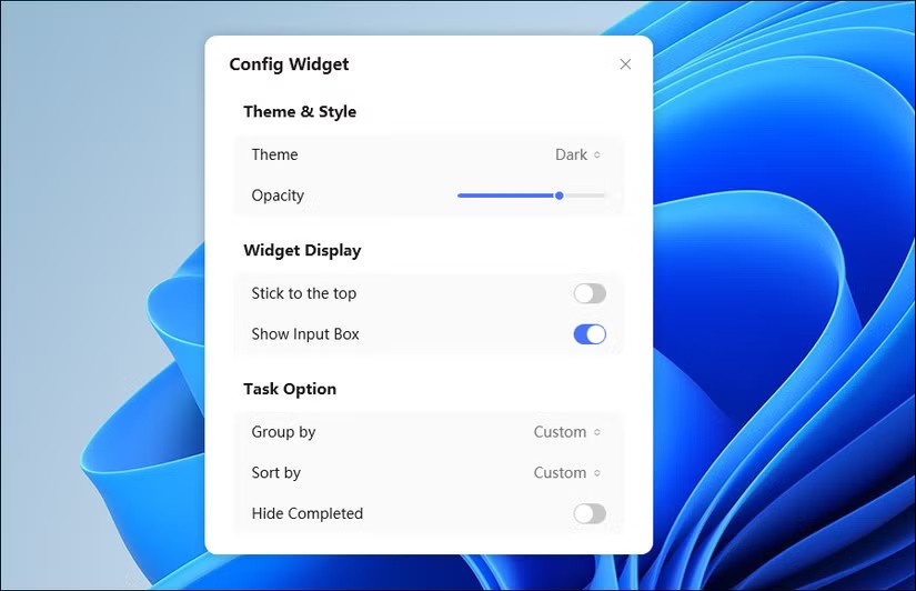 How to use TickTick desktop widget instead of to-do apps