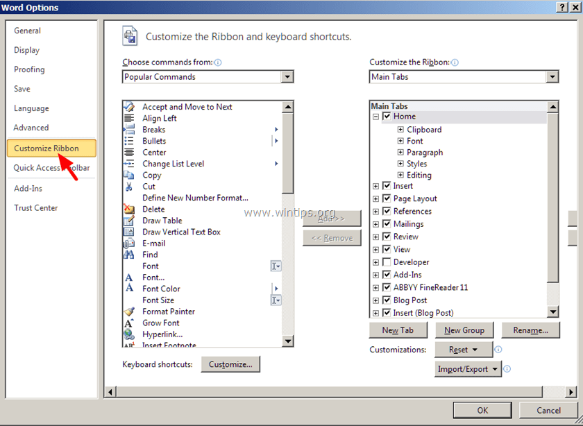 Fix Copy Paste command not working on Word, Excel (2007, 2010)
