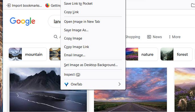 Instructions to change wallpaper on Windows 11