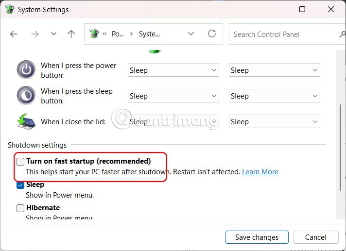 Как отключить быстрый запуск в Windows Как отключить быстрый запуск в Windows