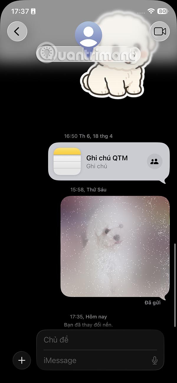 คำแนะนำในการปิดวอลเปเปอร์ข้อความบน iPhone
