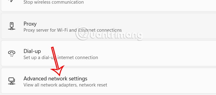 How to reset Ethernet connection in Windows 11