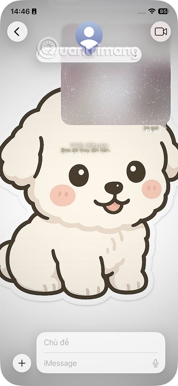 How to change message wallpaper on iPhone