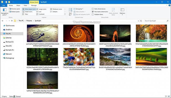 如何從 Spotlight 下載 Windows 10 鎖定畫面影像到您的計算機