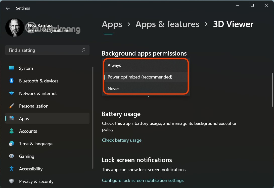 Como desativar aplicativos em segundo plano no Windows 11 e reduzir o consumo de RAM no Win 11