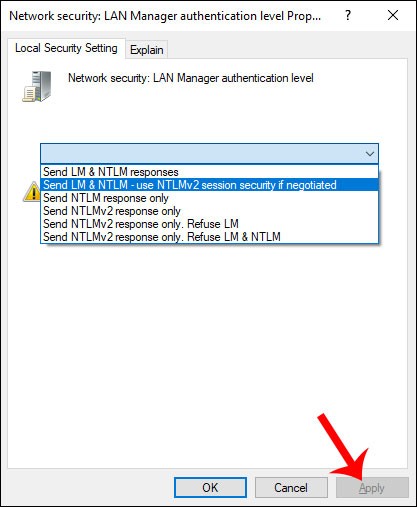 Windows'ta "Ağ yolu bulunamadı" hatasını düzeltme talimatları