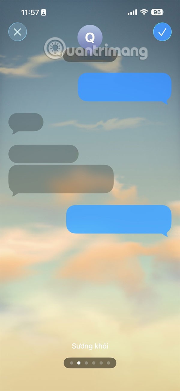 How to change message wallpaper on iPhone