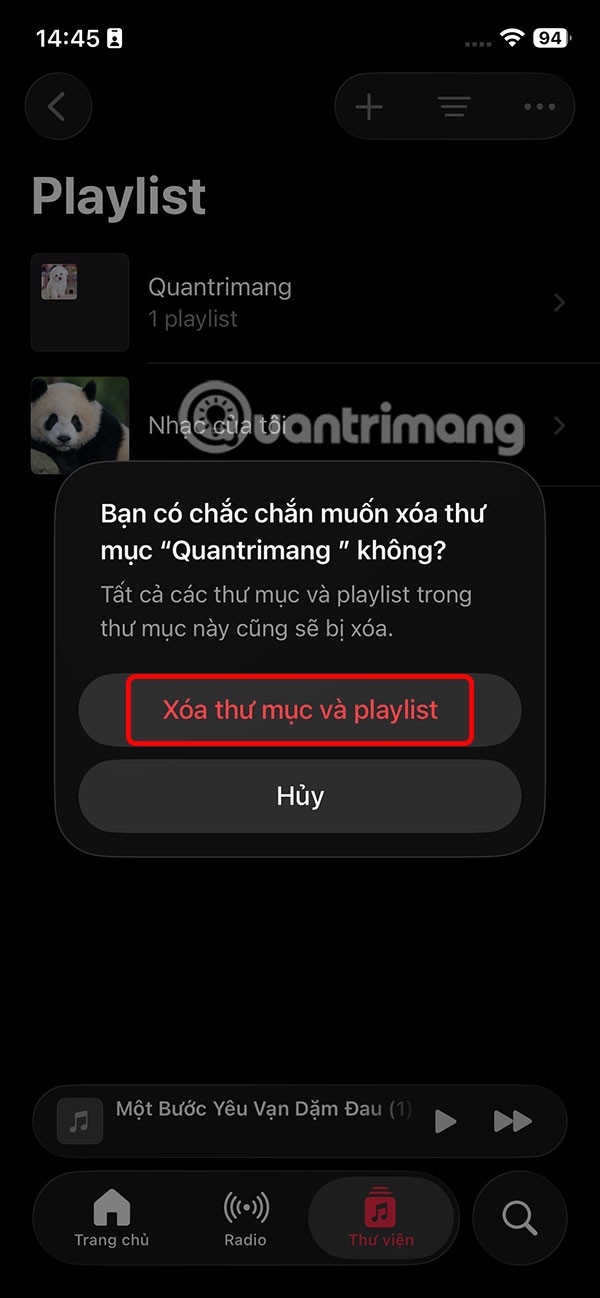 How to create an Apple Music playlist folder