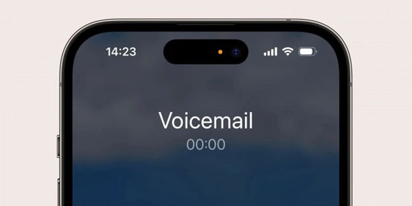 Was ist der orange-grüne Punkt in der Ecke des iPhone-Bildschirms?