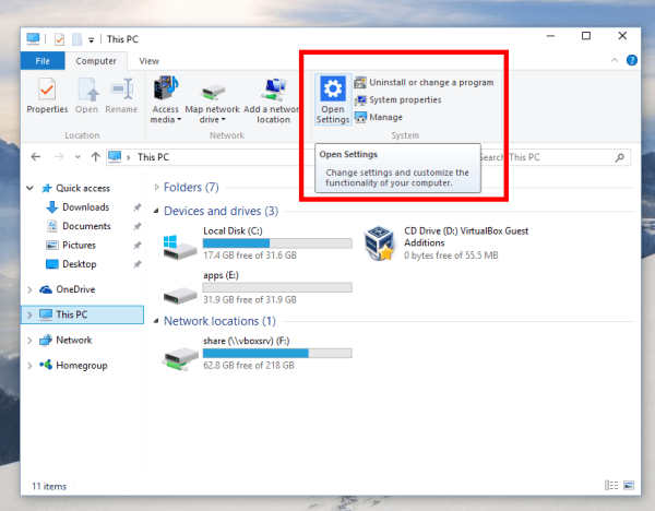 12 formas de acceder rápidamente a la Configuración en Windows 10