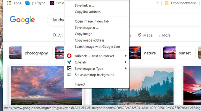 Instructions to change wallpaper on Windows 11