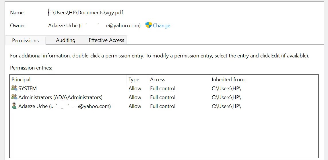Windows'ta dosya veya klasörlere erişirken Erişim Engellendi hatasını düzeltme talimatları