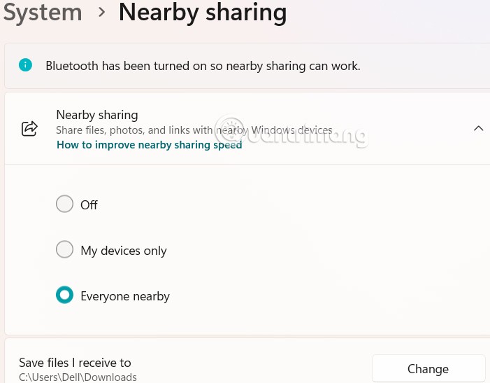 Instructions pour partager des fichiers à l'aide du partage à proximité Windows 11 Instructions pour partager des fichiers à l'aide du partage à proximité Windows 11