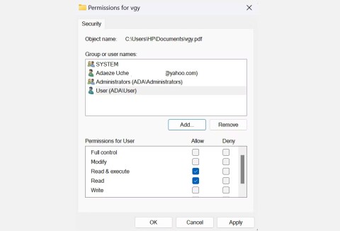 Windowsta dosya veya klasörlere erişirken Erişim Engellendi hatasını düzeltme talimatları