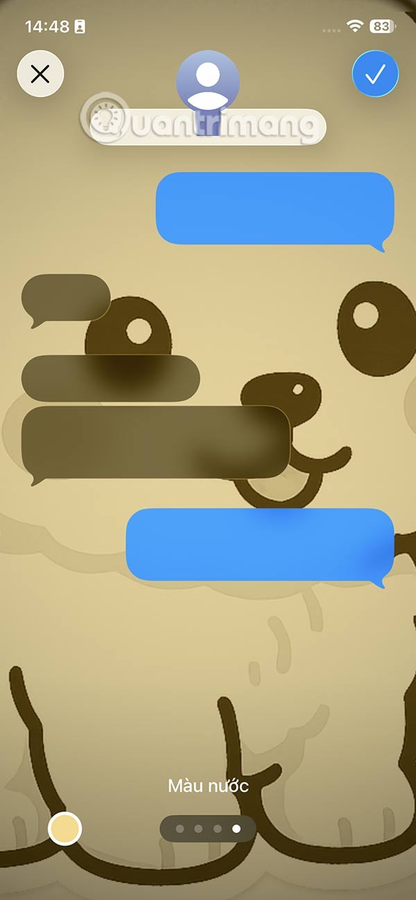 How to change message wallpaper on iPhone