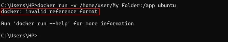 How to fix “Docker: Invalid Reference Format” error