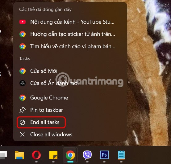 如何將「結束工作」新增至 Windows 11 工作列