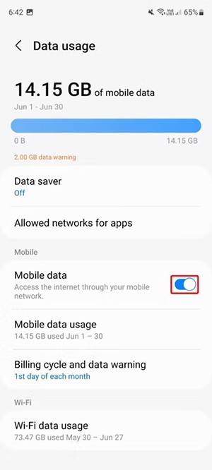 Wat moet ik doen als mobiele data niet werkt op mijn Android-apparaat?