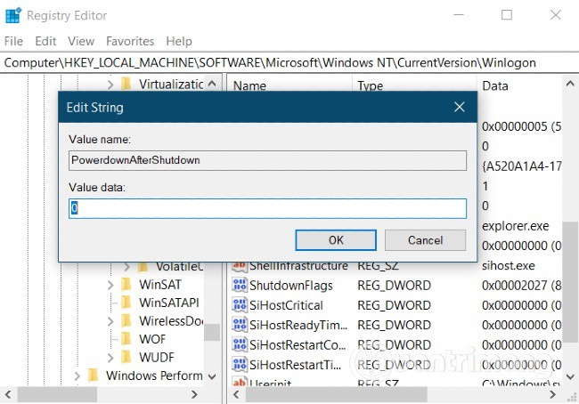 How to fix Windows computer restarting automatically when pressing the shutdown button