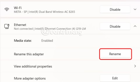 How to change network name in Windows 11
