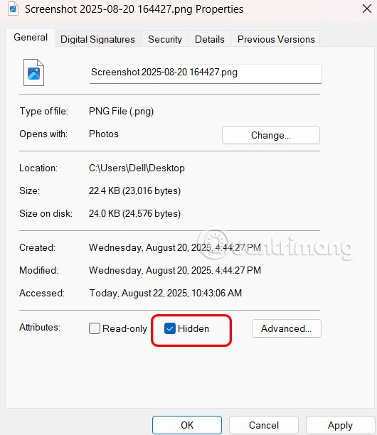 How to hide icons on Windows 11 desktop?