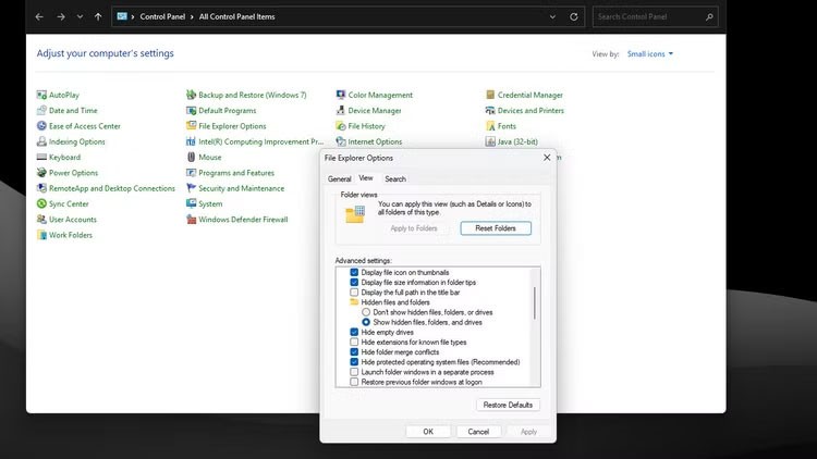 How to show file extensions, view file extensions on Windows