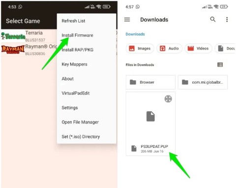 PlayStation 3-games spelen op Android met een PS3e