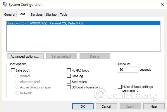 Cum se elimină opțiunile de boot vechi din meniul de boot în Windows 10