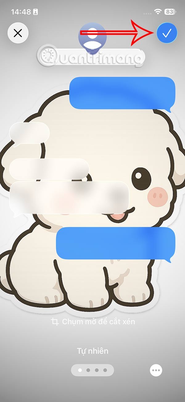 How to change message wallpaper on iPhone