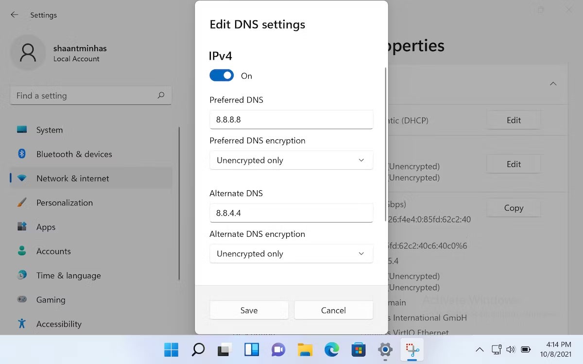 So ändern Sie den DNS-Server unter Windows 11