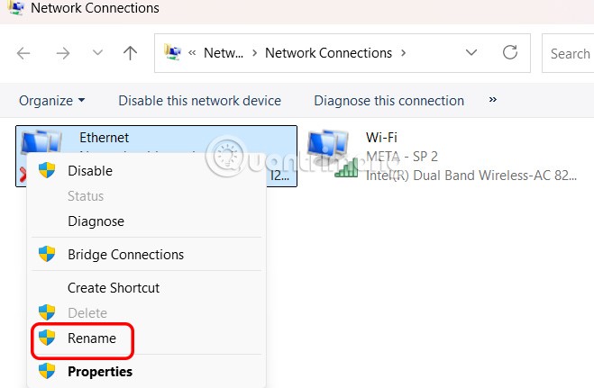 How to change network name in Windows 11