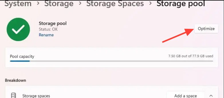 Cara menggunakan Ruang Storan untuk melindungi data Windows 11