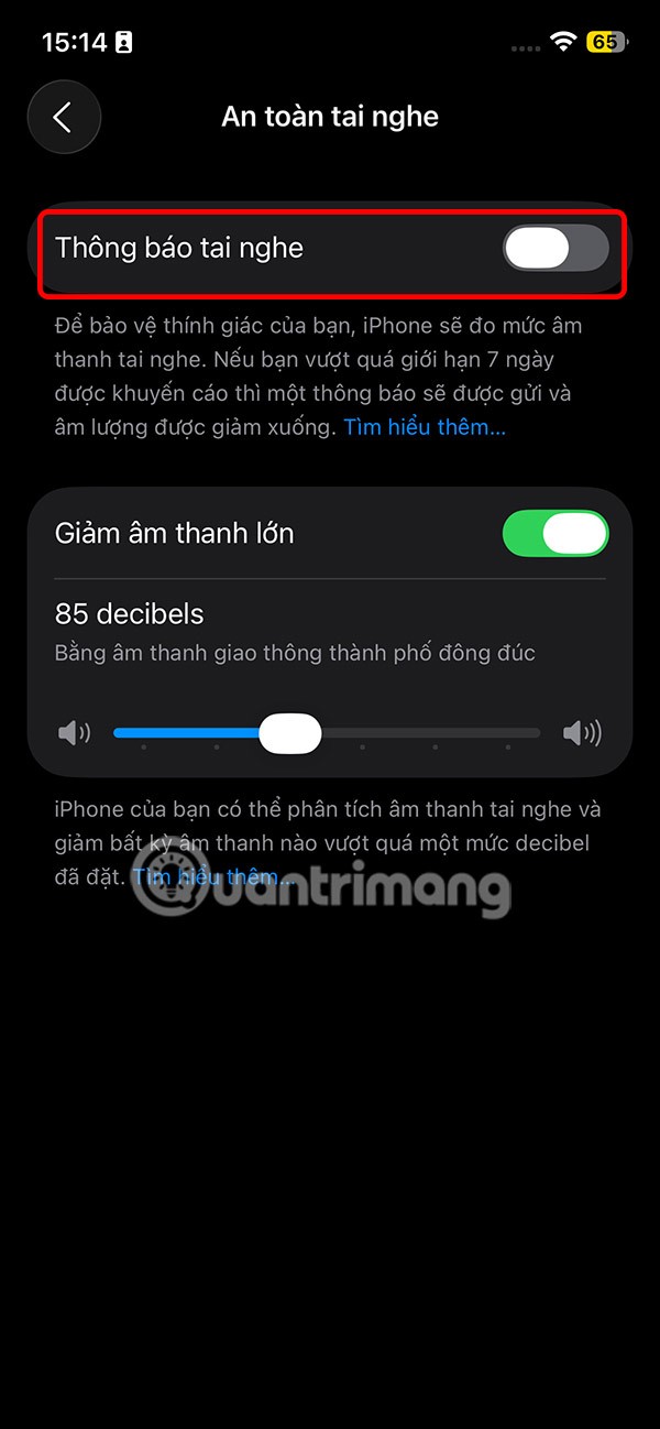 iPhone'da Kulaklık Ses Sınırı Uyarısı Nasıl Kapatılır